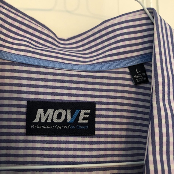 MOVE Performance Wear Mens Button Down Top - Picture 4 of 4